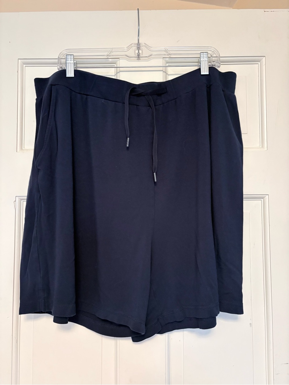 cozy earth Women's Navy Drawstring Athletic Shorts with Side Pockets